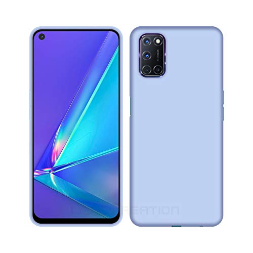 Image of Case Creation Luxurious OG Series for Oppo A92 Case Cover,Anti-Dirty Slim Case Frosted Matte Cute Candy TPU Raised Bezel (Splash of Color) Back Cover for OppoA92 -Light Purple