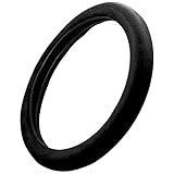 BDK GripGrab Stress Relieving Memory Foam Soft Grip Steering Wheel Cover for Car Truck Van SUV (Universal Fit 14.5' - 15.5') - Black, SW-237-BK