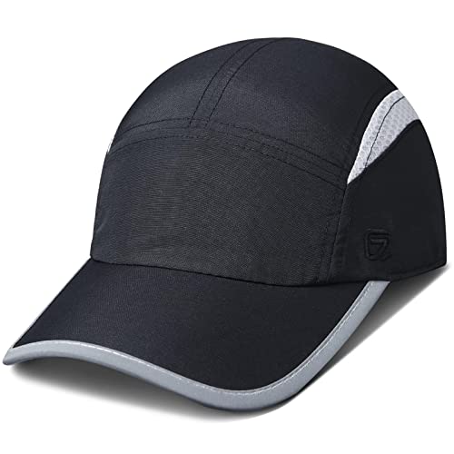 Gadiemkensd Womens Hats Baseball Cap Upf 50+ Sun Quick Dry Lightweight Breathable Trucker Hat Outdoor Hiking Fishing Run Golf Sports A Dad Mesh Hats Reflective Running Hat Ponytail For Women Black Xl #TOP28