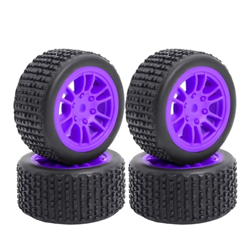 RC�J�[�^�C�������Z�b�g Compatible With LOSI For Losi Micro-T For Wltoys 1/24 1/28 RC Car Modification Parts Accessories Wheel Rims Hub Wit