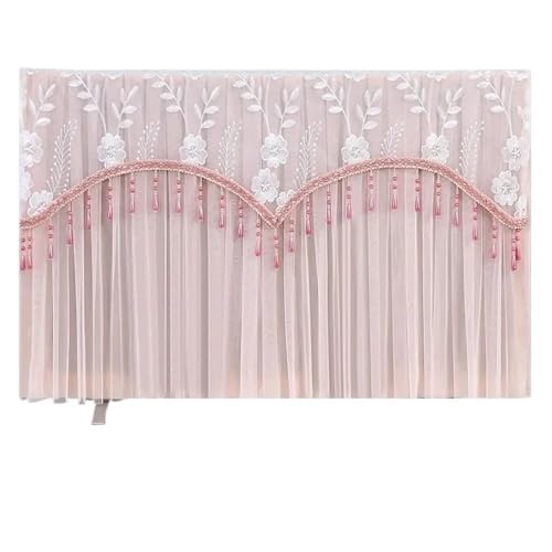 Housse protection pour TV LCD 50 55 65 pouces tissu rose 190x260cm