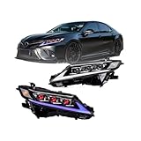 Headlights For Toyota Camry 2018-2022 With Devil Eyes HeadLamps Assembly Projector Car Accessories Start-up
