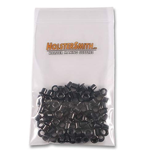 Eyelet Hand Setter (#8) + 100 (#8-9 Black Eyelets) - Value Combo Kit - For Kydex Holster Making & Hobby #TOP5