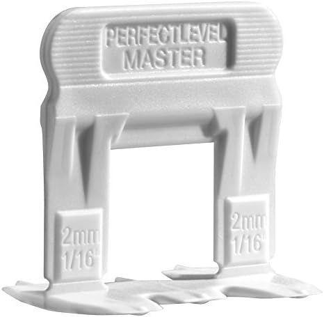 T-Lock PERFECT LEVEL MASTER Professional Anti lippage Tile Leveling System - Spacers Only - Red Wedges Not Included and Sold Separately (500, 2mm)