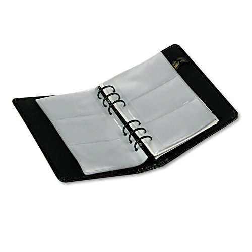 Samsill 81270 - Regal Leather Business Card Binder Holds 120 2 X 3 1/2 Cards, Black #TOP9