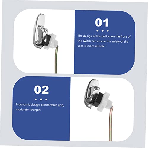 BESTonZON Chave De Vaso Sanitário Acessórios Frontais Aço Carbono