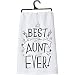 Primitives by Kathy 26946 OMG LOL Dish Towel, 28" x 28", Best Aunt Ever