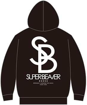 SUPER BEAVER ビックシルエットパーカー ブラック XLサイズ Amazon.co.jp: SUPER BEAVER ビックシルエット パーカ