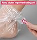200 Stück Fussmaske Socken, Foot Mask Plastik für Einwegstiefel Paraffin Bad Fußpediküre, Spa Behandlung Schutz Überzüge