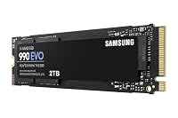 Samsung 990 EVO NVMe M.2 SSD 2 TB, PCIe 4.0 x4 / PCIe 5.0 x2, NVMe 2.0 (2280), 5.000 MB/s Lesen, 3.200 MB/s Schreiben, Interne SSD für Gaming und Grafikbearbeitung, MZ-V9E2T0BW – Ansicht 2