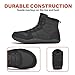 Snow Boots for Men Insulated Black Winter Barefoot Shoes Minimalist Wide Toe Box Shoes Drop Zero Fur Lined Cold Weather Non Slip Lightweight botas de invierno para hombre