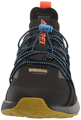 adidas Tênis de caminhada masculino Terrex Voyager 21, Núcleo preto/cinza cinco/laranja impacto, 7.5