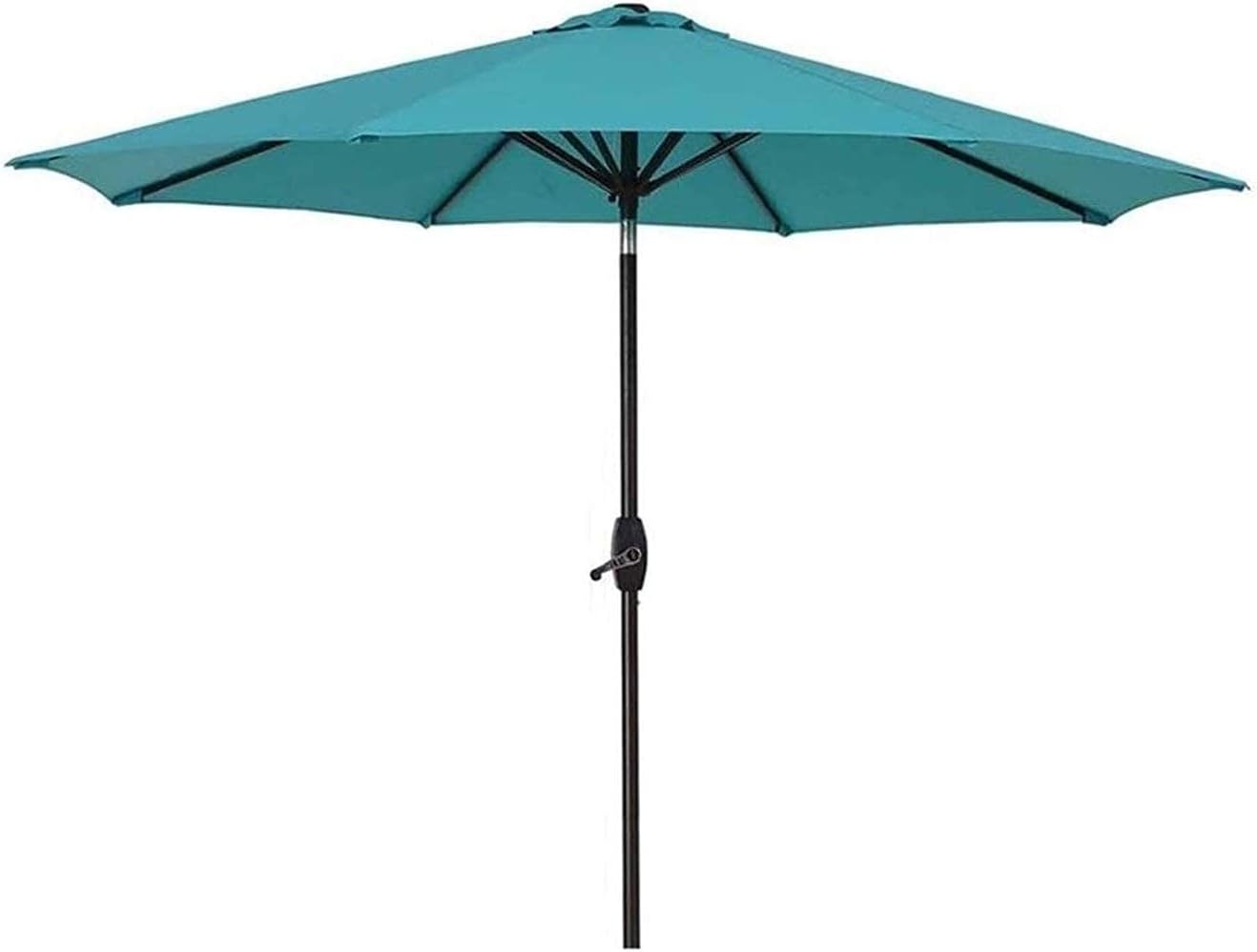 Outdoor Garden Parasols Parasols 2.7M Outdoor Garden Patio Umbrella UV70+, Crank and Tilt, Sun Shade for Outside Market Terrace Deck Yard or Pool Side good