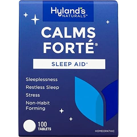 Hyland's Calms Forte Tablets, Natural Relief of Nervous Tension and Occasional Sleeplessness, 100 Count Cover