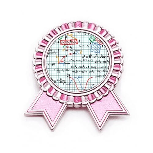 Broche mathématique rose pour sublimer vos tenues d'enseignante et de conférence
