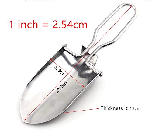Pala plegable mini Para jardín Toasis acero inoxidable miniatura 3