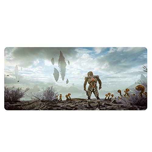 Choncyn Gaming Mouse Pad, Large Mouse Pad XL, Mouse Pads for Computers, Large Extended Gaming Keyboard Mouse Pads, Big Desk Mouse Mat Designed for Gaming Surface/Office,Stitched Edges (CH009)