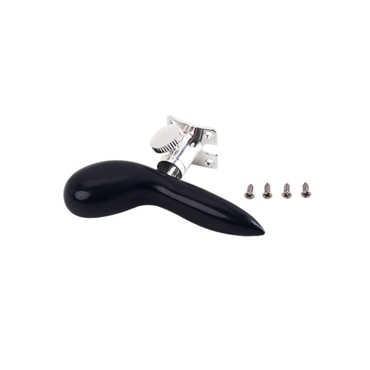 Supporto per Fagotto Cg10 Base Accessorio per Fagotto | Finitura Nero Lucida, Bakelite e Metallo, Design Ergonomico, Installazione e Rimozione Semplici, Resistenza alla Corrosione