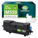 GREENBOX IM550 Black Toner Cartridge High Yield Replacement for Ricoh IM550 418477 Toner Cartridge for IM550F IM600 IM600SRF P800 P801 Printer, 1-Pack, 25,500 Pages