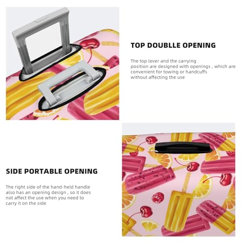 VOSERY Travel Luggage Cover - cute Popsicle Washable Suitcase Covers Protector Fits 18-32 Inches Luggage3