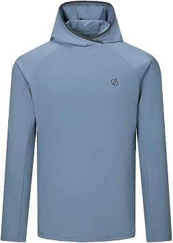 Dare2b Men's Sprint City Running Hoodie, Lightweight Quick Dry Gym Midlayer