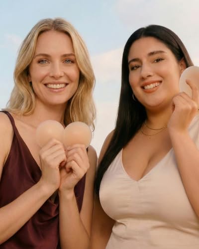 Image of Triangle Nipple Covers For Women Invisible Reusable Sticky Bra | Adhesive-Free Design For Deep V Tops & Dresses, Waterproof Comfort And Everyday Wear