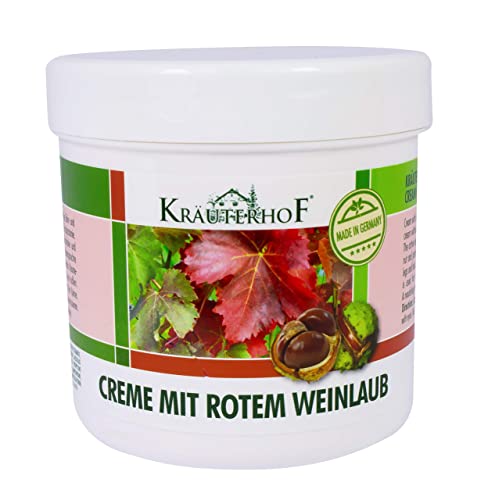 Krauterhof 7219041 Horse Chestnut & Red Vine Cream For Varicose Veins, Aching Legs thumb #4