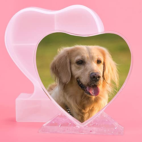 Image of Photo Frame with Stand Built in Resin Molds Heart Shape Silicone Molds Heart Shape for Wedding Valentine's Day Anniversary Home Decor Gifting, Display, Romantic Gifting