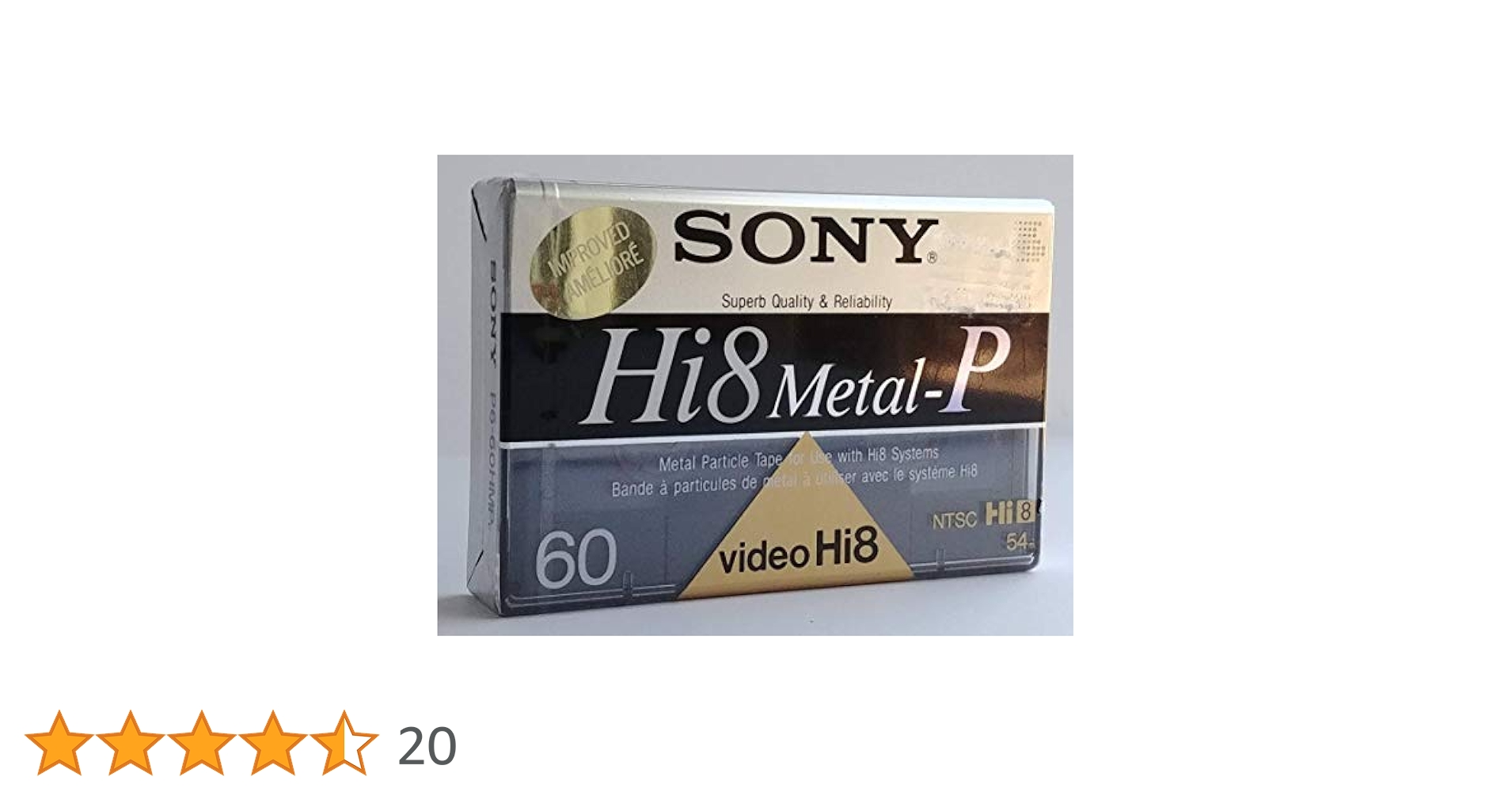 Amazon | Sony Hi8/Digital8 メタルパーティクルビデオカセット