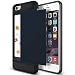iPhone 6 Case, Anuck iPhone 6 Wallet case [Anti Scratch][Heavy Duty][Card Pocket] Dual Layer Hybrid Rubber Bumper Protective Card Case Cover for Apple iPhone 6 4.7 inch & iPhone 6s 4.7" - Dark Blue
