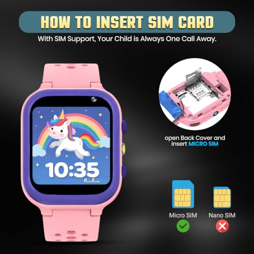 Image of PunnkFunnk Kids Watch + Headphone Combo, GPS, SOS, Camera, Touch Display, Wireless Headphones with Bluetooth 5.3, HD Sound, Built-in Mic, Comfortable Over-Ear Design