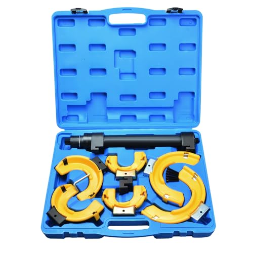 Zoomtools Universel Compresseur de Ressort Amortisseur pour Voiture 4.5T Kit pour Démontage et Montage des Ressorts de Suspension avec Mallette et...