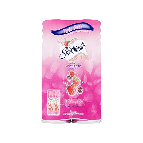 Skintimate Signature Scents Shave Gel, Raspberry Rain 7 oz (Pack of 12)