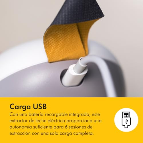 Medela extractor de leche eléctrico individual Solo, extracción silenciosa, recarga mediante USB, embudos PersonalFit Flex y tecnología 2-Phase Expression, Solo - imagen 4