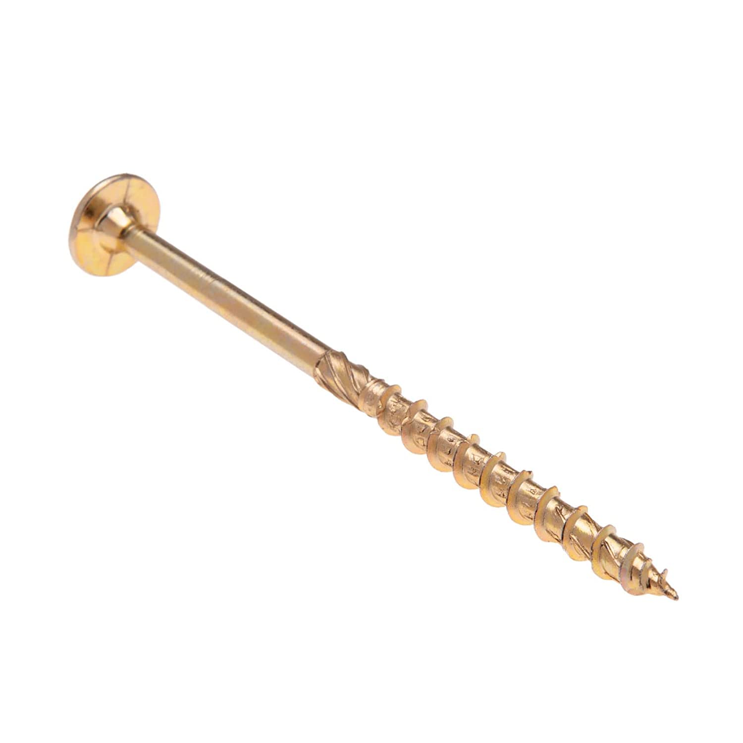 Tornillos para Madera de Keple 6 mm x 180 mm - Torx Autorroscantes Multiuso y Traviesas de Ferrocarril Tornillos Brida de Tornillos para Unión y Construcción Paquete de 100 Unidades