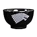 Produktbild Elbenwald Game of Thrones Müslischale House Stark Wappen Schattenwolf 500ml Keramik schwarz