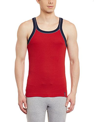 Image of Jockey US54 Men Super Combed Cotton Square Neck Gym Vest with Graphic Print