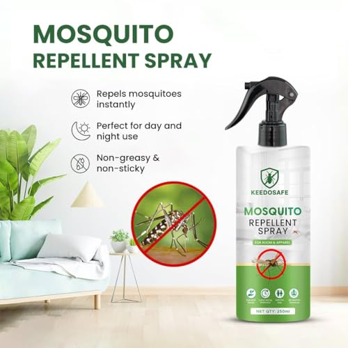 Image of Repellent Spray | DEET-Free Formula | Long-Lasting Protection | Indoor & Outdoor Use (Mosquito Repellent Spray 250ml)