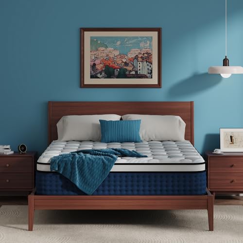 Luxysea Queen Mattress, 12 Inch Hybrid Queen Size Mattress in a Box, Medium Firm, Cooling Gel Memory Foam, Individual Pocket Spring for Motion Isolation-Lumbar Support & Pressure Relief, CertiPUR-US
