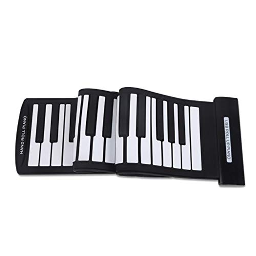 HMTOHL Portable 61 Touches Piano Flexible Roll-Up Piano USB Clavier Électronique Main Rouleau Piano Clavier Instrument - Les Beatles, Paul McCartney, John Lennon, RIngo Starr, George Harrison HMTOHL Portable 61 Touches Piano Flexible Roll-Up Piano USB Clavier Électronique Main Rouleau Piano Clavier Instrument