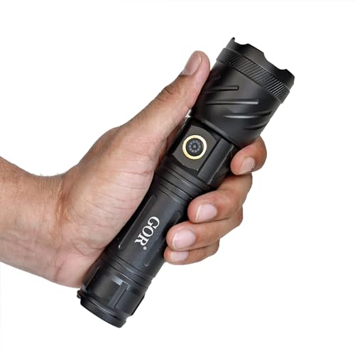 GOR-30W-Spot-LED-1500-Lumens-Flashlight-Torch-5-Modes-Rechargeable-C-Type-Charging-Battery-Indicator-FT21