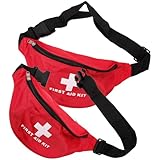 COHEALI 2 Stück Notfall Hüfttaschen aus Nylon mit Reißverschluss Große Kapazität Waschbar Praktische Erste Hilfe Taschen für Outdoor und Notfallsituationen