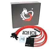 Brand New Dragonfire 90 to Straight Boots HEI 10.2mm SBC BBC Spark Plug Wires Complete Set PW90STR-DF