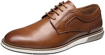 Bruno Marc Men's Plain Toe Oxford Shoes Business Formal Derby Dress Sneakers