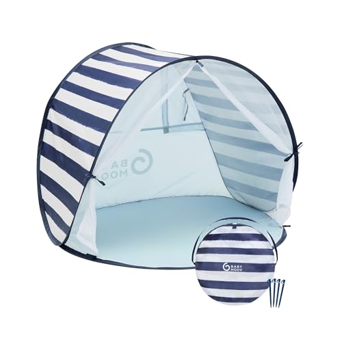 Image of Babymoov Baby Anti UV Tent, Sun Protection UPF 50+, Pop Up Play Tent and Sun Shade, Marine (Summer 2025 Edition)