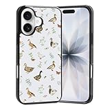 Cute Phone Case for iPhone 17 Case Rural Fields Duck Anti-Slip Protective Slim Shockproof Aesthetic-Boy Girl