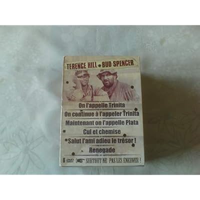 Terence Hill & Bud Spencer - Coffret - On l'appelle Trinita + On continue &agrave; l'appeler Trinita + Maintenant on l'appelle Plata + Cul et chemise + Renegade + Salut l'ami, adieu le tr&eacute;sor + Petit papa baston