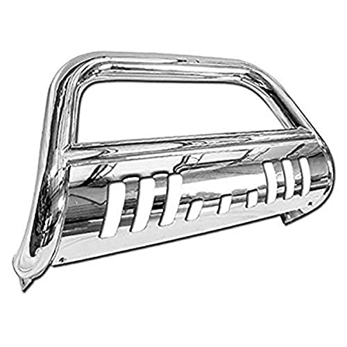Hs Power Chrome Heavy Duty Stainless Steel Bull Bar Compatible With Dodge Durango 11-15 Brush Push Front Bumper Grill Grille Guard #TOP13