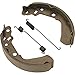 BikeMaster Brake Shoes (Front) Compatible with 91-98 Suzuki LTF300F