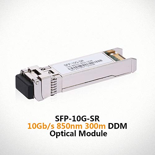 Sangmei Módulo óptico de transceptor de fibra de modo único SFP-10G-SR 10Gb / s 850nm 300m DDM 10 Gi